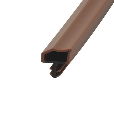 Κοβάλτιο-εξωθημένο TPE ξύλινο Teak Weatherstrips λουρίδων σφραγίδων πορτών λαστιχένιο ξύλινο χρώμα