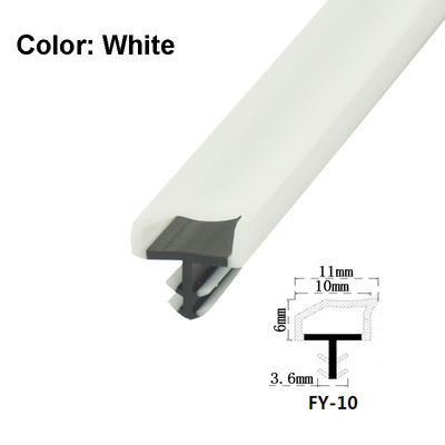 TPE Co Extruded Wooden Door Sealing Strips Door Soundproof 10*6mm