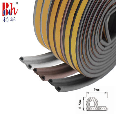 λαστιχένια μορφή Weatherstrips σφραγίδων Π 9x5.5mm EPDM για την πόρτα και το παράθυρο