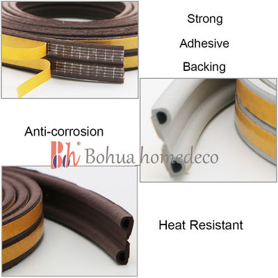 λαστιχένια μορφή Weatherstrips σφραγίδων Π 9x5.5mm EPDM για την πόρτα και το παράθυρο