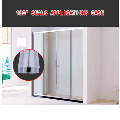 μαγνητική λουρίδα πορτών ντους PVC 180° 10mm με την αντίσταση γήρανσης