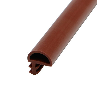 Δευτερεύων τύπος 9x5mm αυλακιού καιρικού Stipping πορτών λουρίδων σφραγίδων PVC μορφής Δ