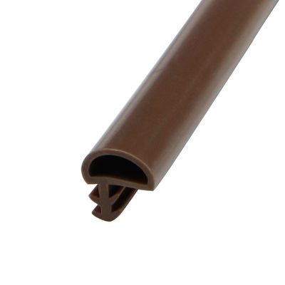 Δευτερεύων τύπος 9x5mm αυλακιού καιρικού Stipping πορτών λουρίδων σφραγίδων PVC μορφής Δ