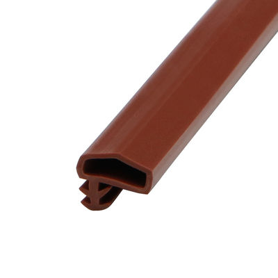 Δευτερεύον αυλάκι Weatherstrip πορτών PVC λουρίδων σφραγίδων πορτών cOem το ξύλινο δακτυλογραφεί διαμορφωμένη