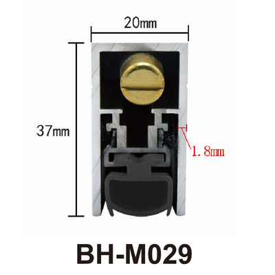 20*37mm κρυμμένες κατώτατες σφραγίδες σκουπισμάτων πορτών σε σχήμα υ για την ξύλινη πόρτα
