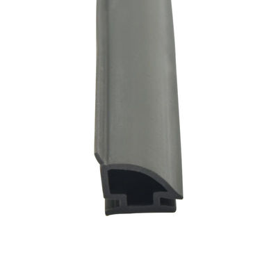 λαστιχένια λουρίδα TPE PVC 12.5*10mm εναντίον της σύγκρουσης για το μαύρο χρώμα πορτών ολίσθησης